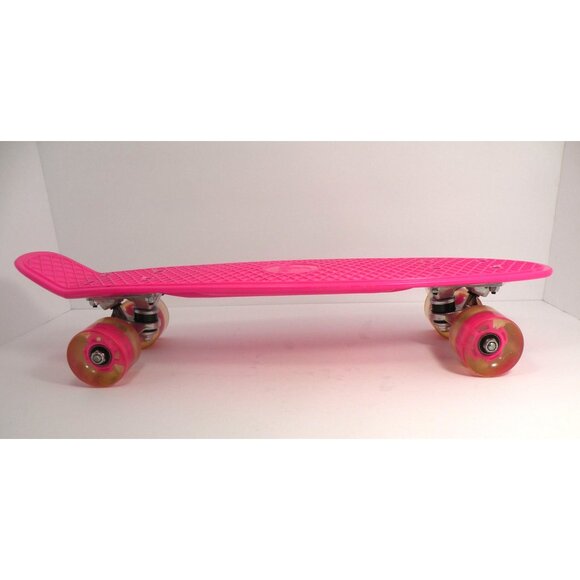 Beleev 22" Pink Skateboard (Penny Style) With Wheels Smoother Than Your Dance Mo - Picture 2 of 10